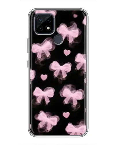 Чехол для Realme C21 с картинкой «Геометрия банта»