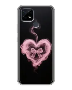 Чехол для Realme C21 с картинкой «Дымчатое сердце»