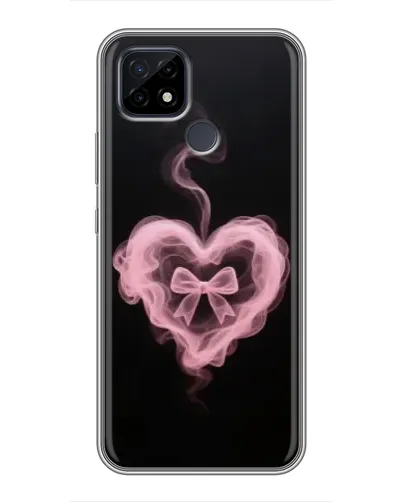 Чехол для Realme C21 с картинкой «Дымчатое сердце»