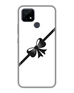 Чехол для Realme C21 с картинкой «Диагональный бант»