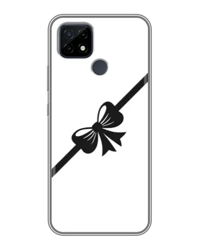 Чехол для Realme C21 с картинкой «Диагональный бант»