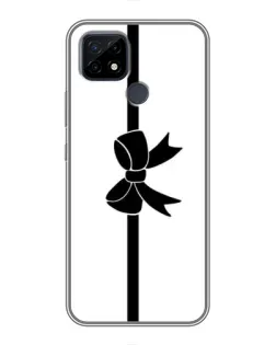 Чехол для Realme C21 с картинкой «Вертикальный бант»