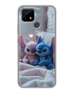 Чехол для Realme C21 с картинкой «Плюшевые Стич Ангел» Чехол для Realme C21 с картинкой «Плюшевые Стич Ангел»