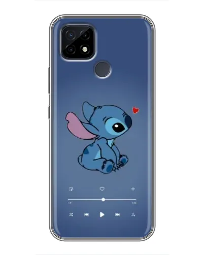 Чехол для Realme C21 с картинкой «Музыкальный Stitch»
