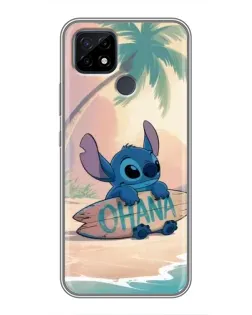Чехол для Realme C21 с картинкой «Стич на серфе» Чехол для Realme C21 с картинкой «Стич на серфе»