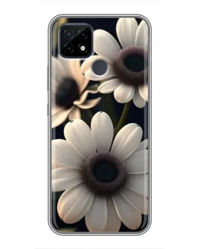 Чехол для Realme C21 с картинкой «Белые маргаритки макро» Чехол для Realme C21 с картинкой «Белые маргаритки макро»