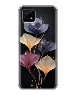 Чехол для Realme C21 с картинкой «Лиловые цветы грации» Чехол для Realme C21 с картинкой «Лиловые цветы грации»