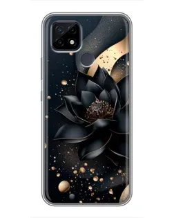 Чехол для Realme C21 с картинкой «Черный лотос» Чехол для Realme C21 с картинкой «Черный лотос»