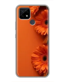 Чехол для Realme C21 с картинкой «Оранжевые герберы» Чехол для Realme C21 с картинкой «Оранжевые герберы»