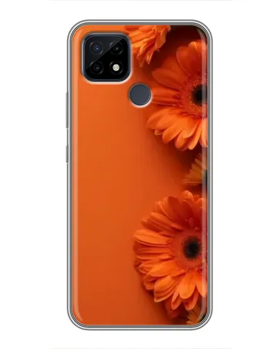 Чехол для Realme C21 с картинкой «Оранжевые герберы» Чехол для Realme C21 с картинкой «Оранжевые герберы»