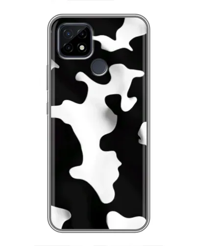 Чехол для Realme C21 с картинкой «Черно-белое пятно»