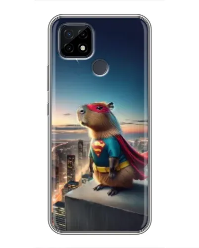 Чохол для Realme C21 з картинкою «Капі-мен супергерой» Чохол для Realme C21 з картинкою «Капі-мен супергерой»