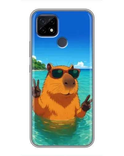 Чохол для Realme C21 з картинкою «Морська капібара» Чохол для Realme C21 з картинкою «Морська капібара»