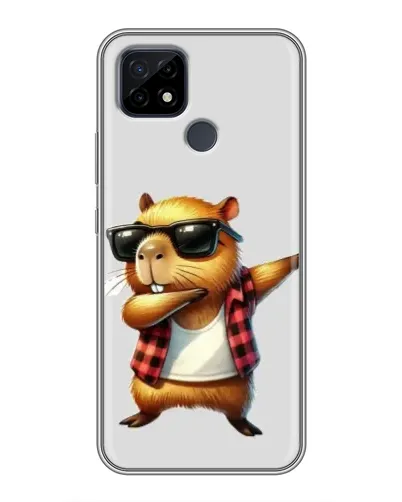 Чохол для Realme C21 з картинкою «Капібара репер даб» Чохол для Realme C21 з картинкою «Капібара репер даб»