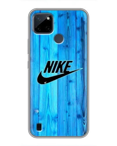 Чехол для Realme C21Y с картинкой «Голубое дерево Nike»