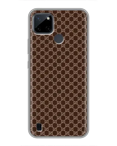 Чехол для Realme C21Y с картинкой «Gucci — шоколадная сетка» Чехол для Realme C21Y с картинкой «Gucci — шоколадная сетка»