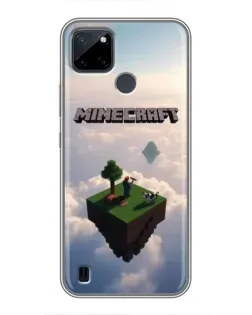 Чехол для Realme C21Y с картинкой «Небесный остров»
