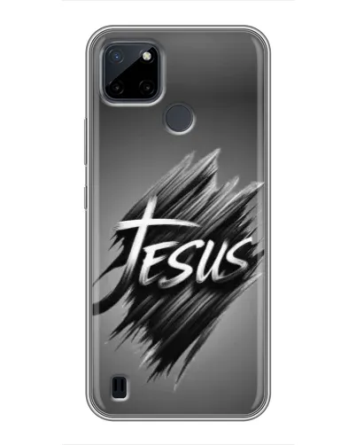 Чехол для Realme C21Y с картинкой «Надпись Jesus Graffiti» Чехол для Realme C21Y с картинкой «Надпись Jesus Graffiti»