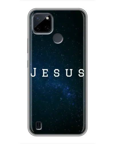 Чехол для Realme C21Y с картинкой «Звездное небо Jesus» Чехол для Realme C21Y с картинкой «Звездное небо Jesus»