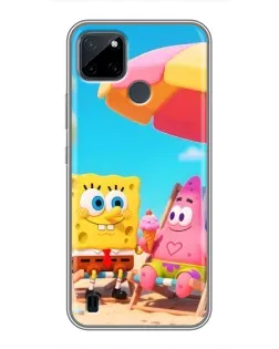 Чехол для Realme C21Y с картинкой «Отдых на пляже»