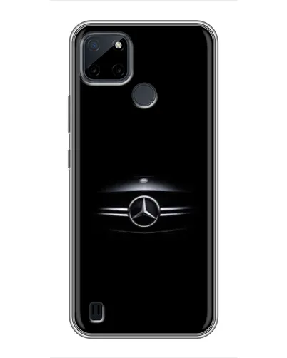 Чехол для Realme C21Y с картинкой «Mercedes — абстрактные линии»