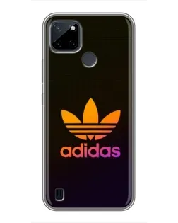 Чехол для Realme C25Y с картинкой «Градиент Adidas»