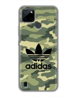 Чехол для Realme C25Y с картинкой «Милитари стиль Adidas»