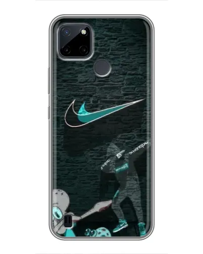 Чехол для Realme C25Y с картинкой «Спортивный арт Nike» Чехол для Realme C25Y с картинкой «Спортивный арт Nike»
