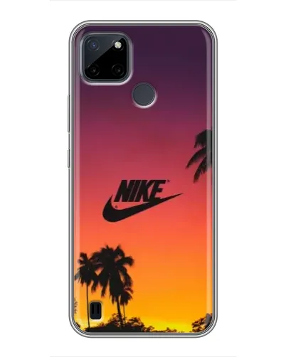 Чехол для Realme C25Y с картинкой «Nike на закате солнца» Чехол для Realme C25Y с картинкой «Nike на закате солнца»