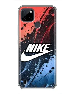 Чехол для Realme C25Y с картинкой «Градиентный принт Найк»