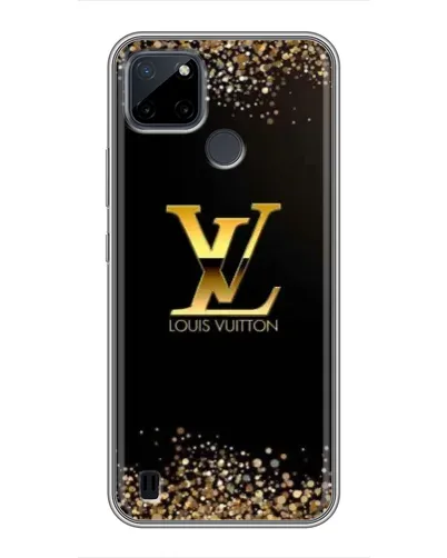 Чохол для Realme C25Y з картинкою «LV — золоті іскри»