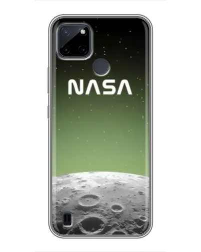Чехол для Realme C25Y с картинкой «NASA — лунный градиент»