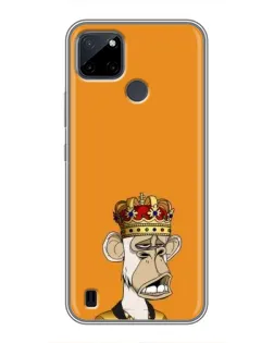 Чохол для Realme C25Y з картинкою «Золота мавпа Bored Ape» Чохол для Realme C25Y з картинкою «Золота мавпа Bored Ape»