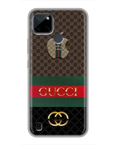Чехол для Realme C25Y с картинкой «Gucci — брендированный десерт» Чехол для Realme C25Y с картинкой «Gucci — брендированный десерт»