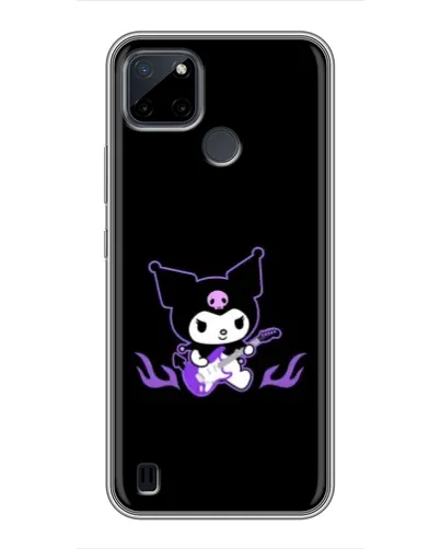 Чехол для Realme C25Y с картинкой «Электрическая Kuromi»