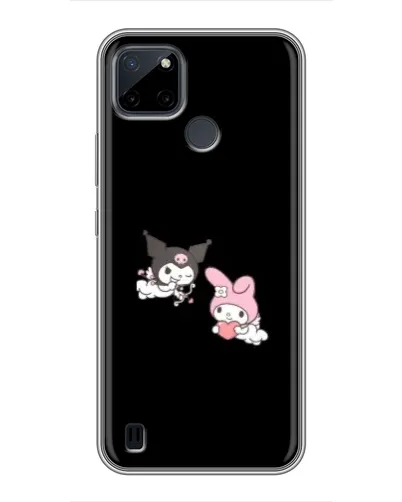 Чехол для Realme C25Y с картинкой «My Melody и Kuromi»