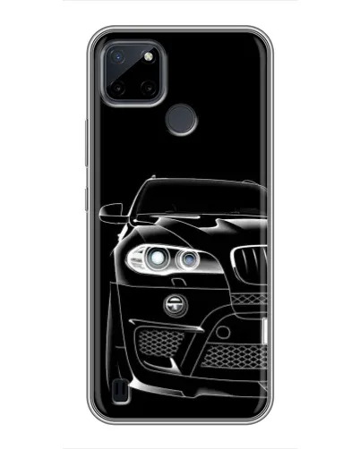 Чехол для Realme C25Y с картинкой «Темный силуэт BMW» Чехол для Realme C25Y с картинкой «Темный силуэт BMW»