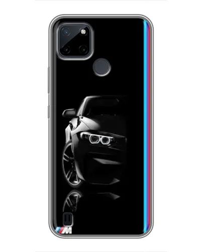 Чехол для Realme C25Y с картинкой «Силуэт BMW в темноте» Чехол для Realme C25Y с картинкой «Силуэт BMW в темноте»