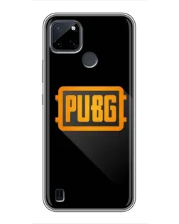 Чехол для Realme C25Y с картинкой «PUBG — рамка лого»