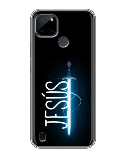 Чехол для Realme C25Y с картинкой «Меч Духа Jesus» Чехол для Realme C25Y с картинкой «Меч Духа Jesus»