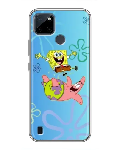 Чехол для Realme C25Y с картинкой «Спанч Боб и Патрик» Чехол для Realme C25Y с картинкой «Спанч Боб и Патрик»