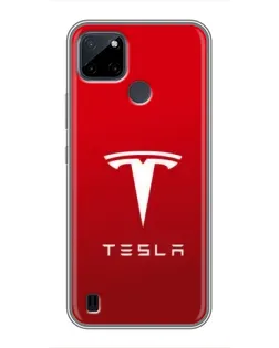 Чехол для Realme C25Y с картинкой «Tesla Red Classic» Чехол для Realme C25Y с картинкой «Tesla Red Classic»