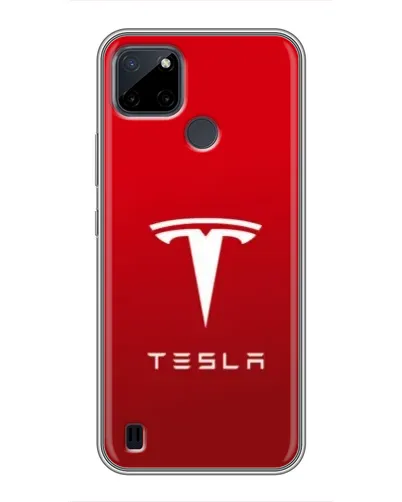 Чехол для Realme C25Y с картинкой «Tesla Red Classic»