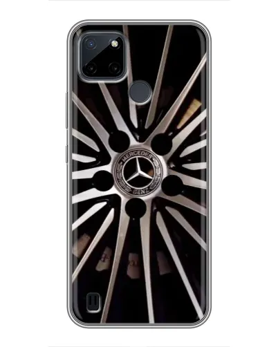 Чехол для Realme C25Y с картинкой «Диск Mercedes»