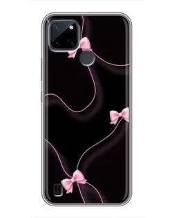 Чехол для Realme C25Y с картинкой «Розовые ленты»