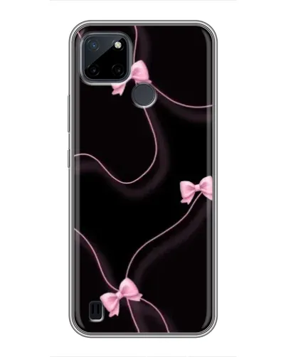 Чехол для Realme C25Y с картинкой «Розовые ленты»