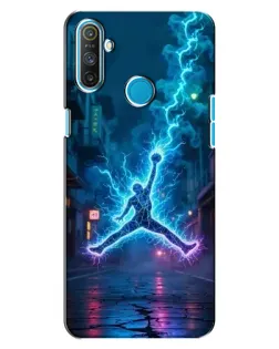 Чехол для Realme C3 с картинкой «Jordan Gold Jumpman»