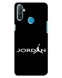 Чехол для Realme C3 с картинкой «Jordan White Logo»