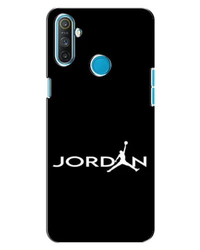 Чехол для Realme C3 с картинкой «Jordan White Logo»
