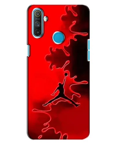 Чехол для Realme C3 с картинкой «Jordan Red Smoke»